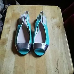 Women's Peeptoe Slingback Sandals Size 9